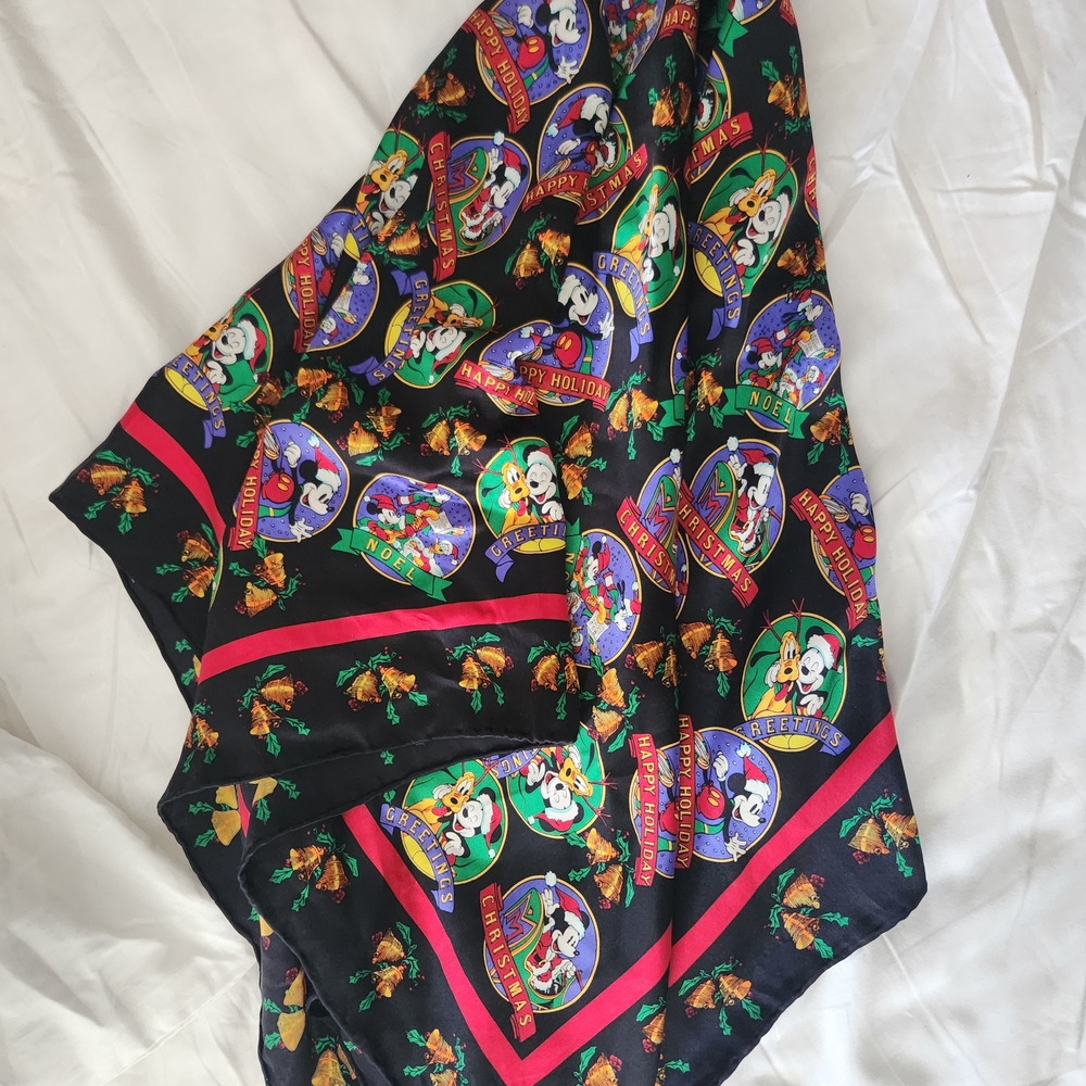 Colorful Cartoon Character Scarf